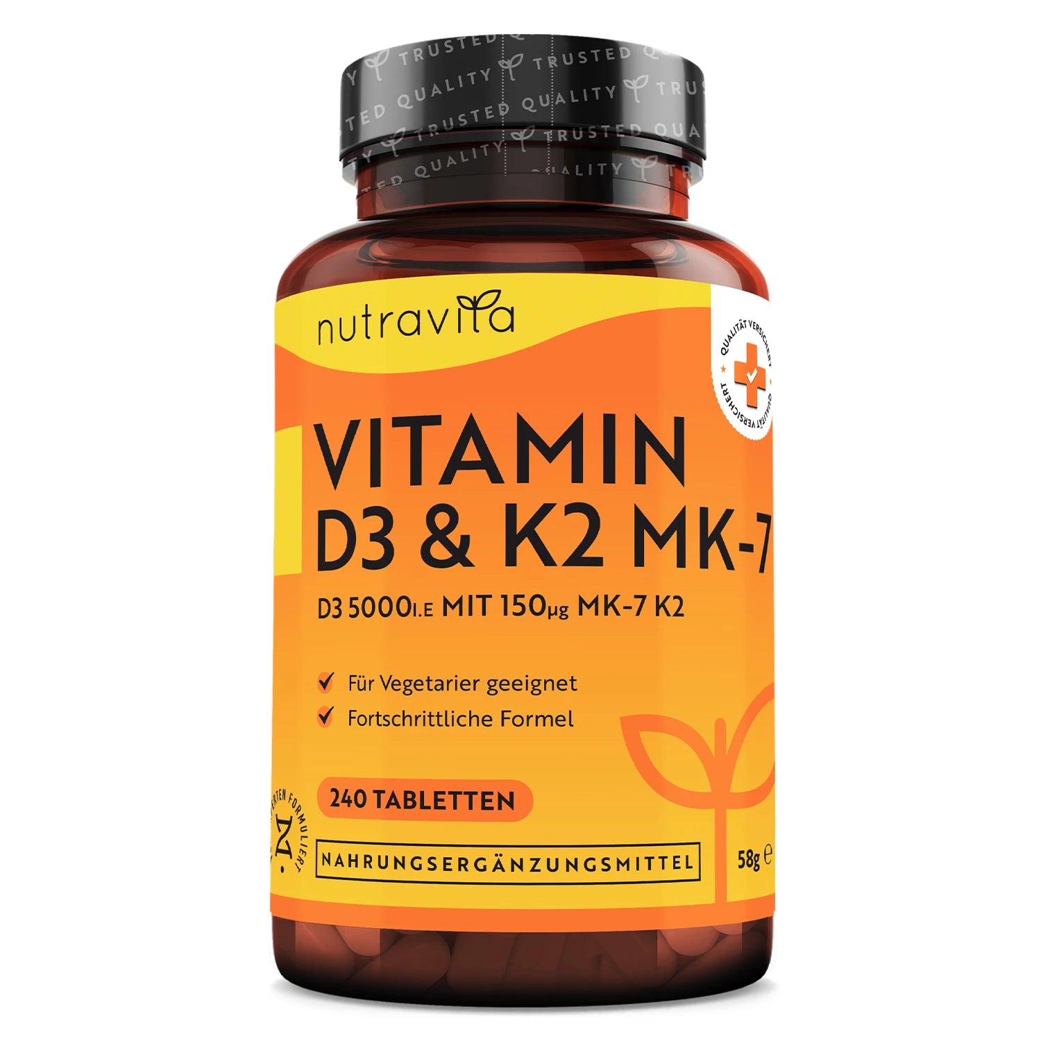 Vitamin D3 & K2 240 Tabletten