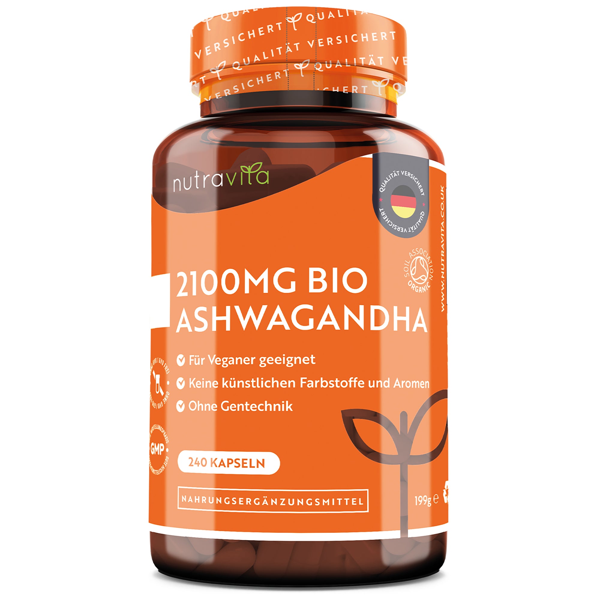 Bio-Ashwagandha 2100mg 240 Kapseln