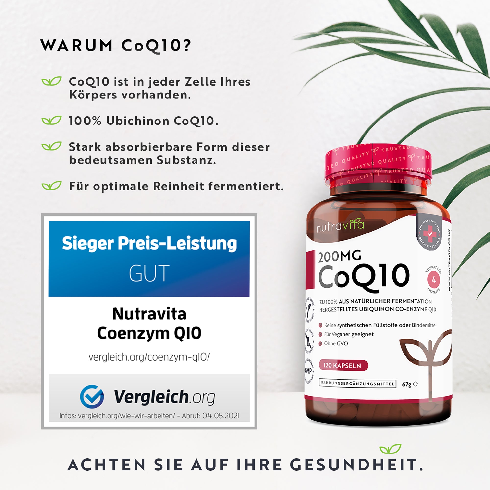 Co-Enzym Q10 200mg 120 Kapseln