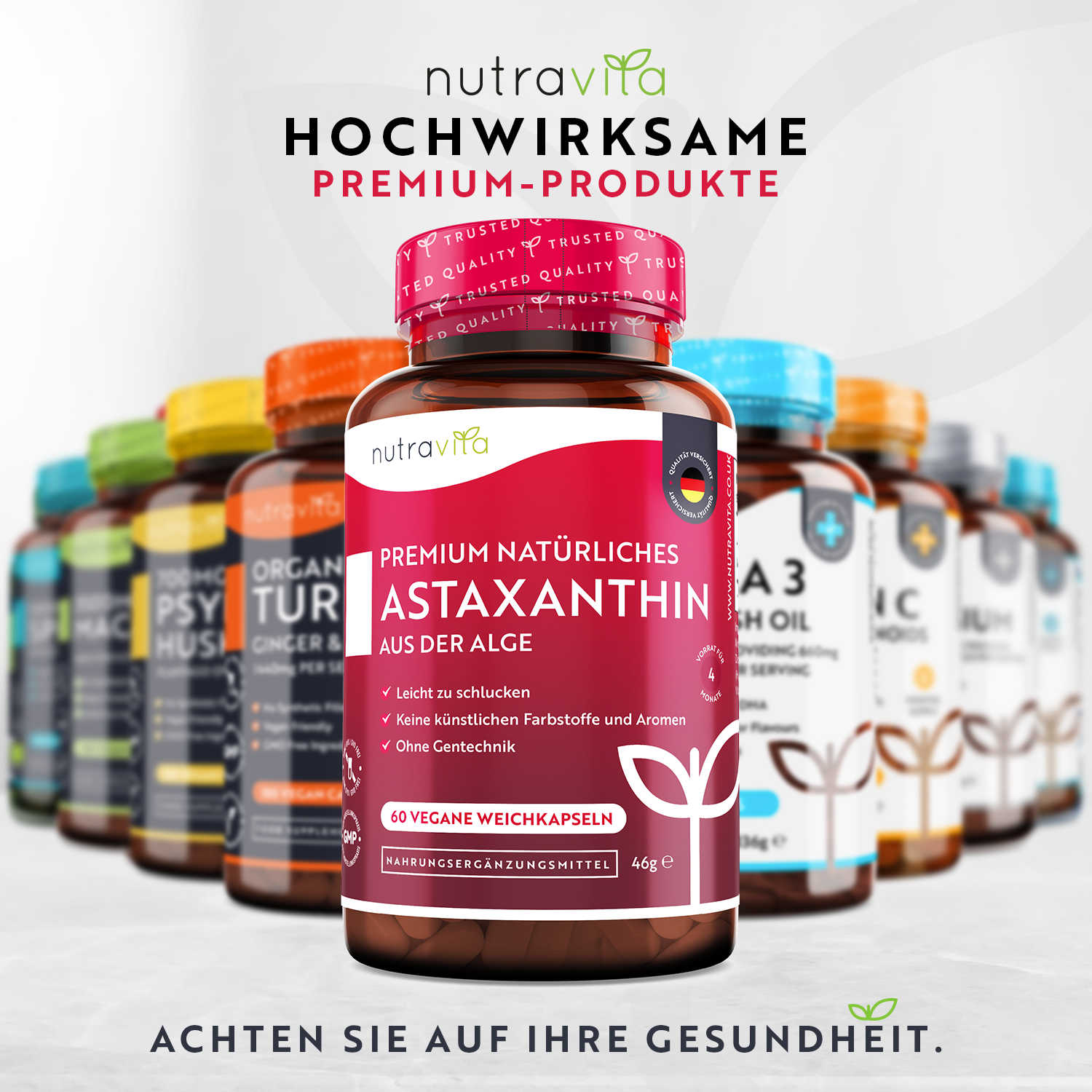 Astaxanthin 16mg 60 Weichkapseln