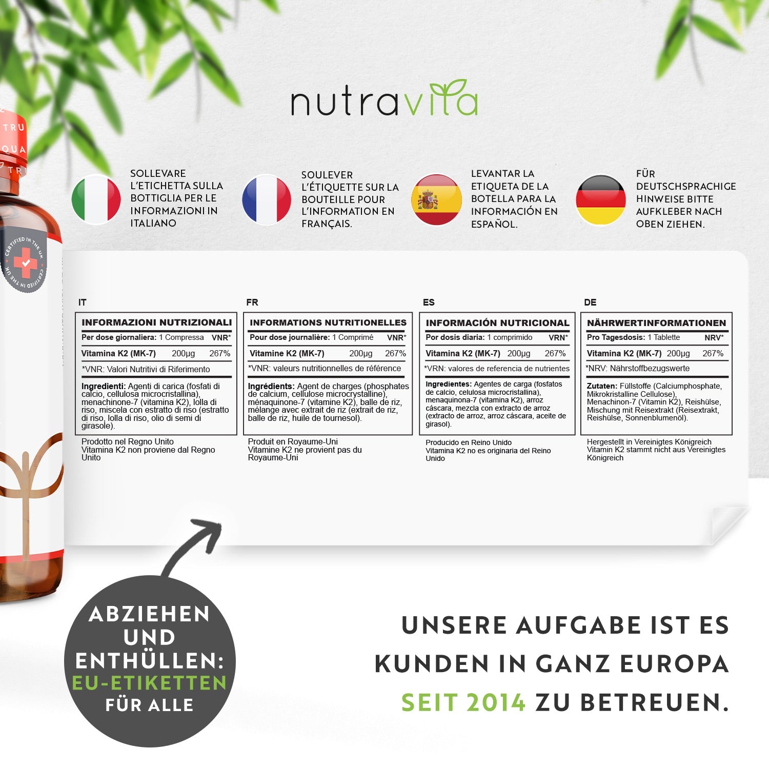 Vitamin B-Komplex mit Vitamin B12 und D3 365 Tabletten