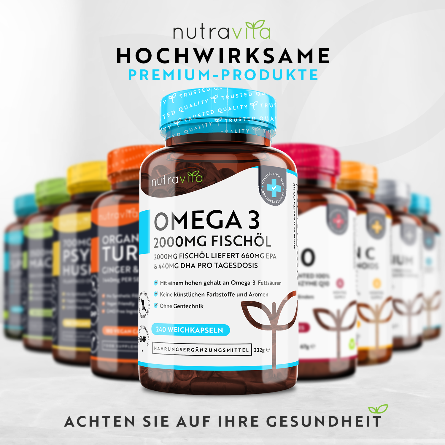 Omega 3 2000mg 240 Weichkapseln