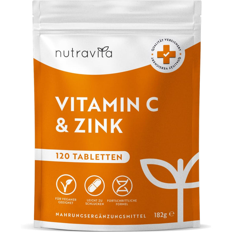 Vitamin C & Zink - 120 Tabletten