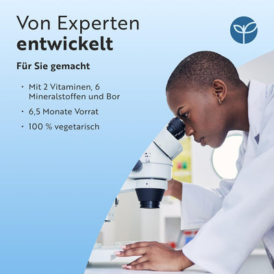 Calcium Magnesium Zink & K2 - 400 vegetarische Tabletten