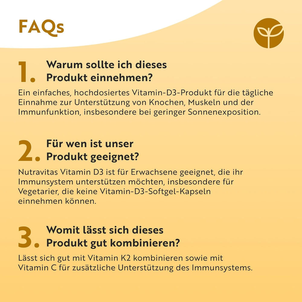 Vitamin D3 2000 IU Essentials 400 Tabletten