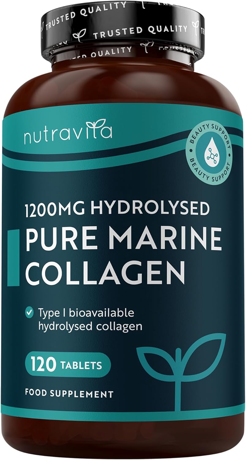 100% Reines Kollagen 1200 mg - 120 Tabletten