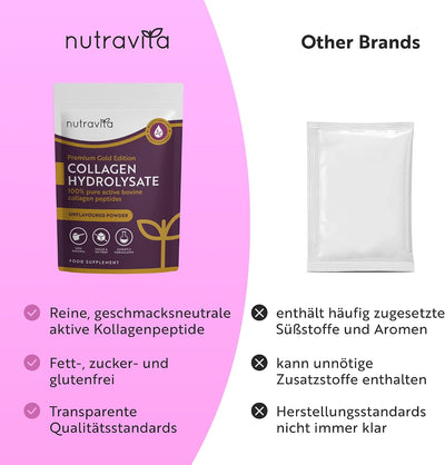 Collagen Pulver 300g - Kollagen Pulver Hochdosiert