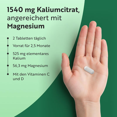 Kaliumcitrat mit Vitamin C