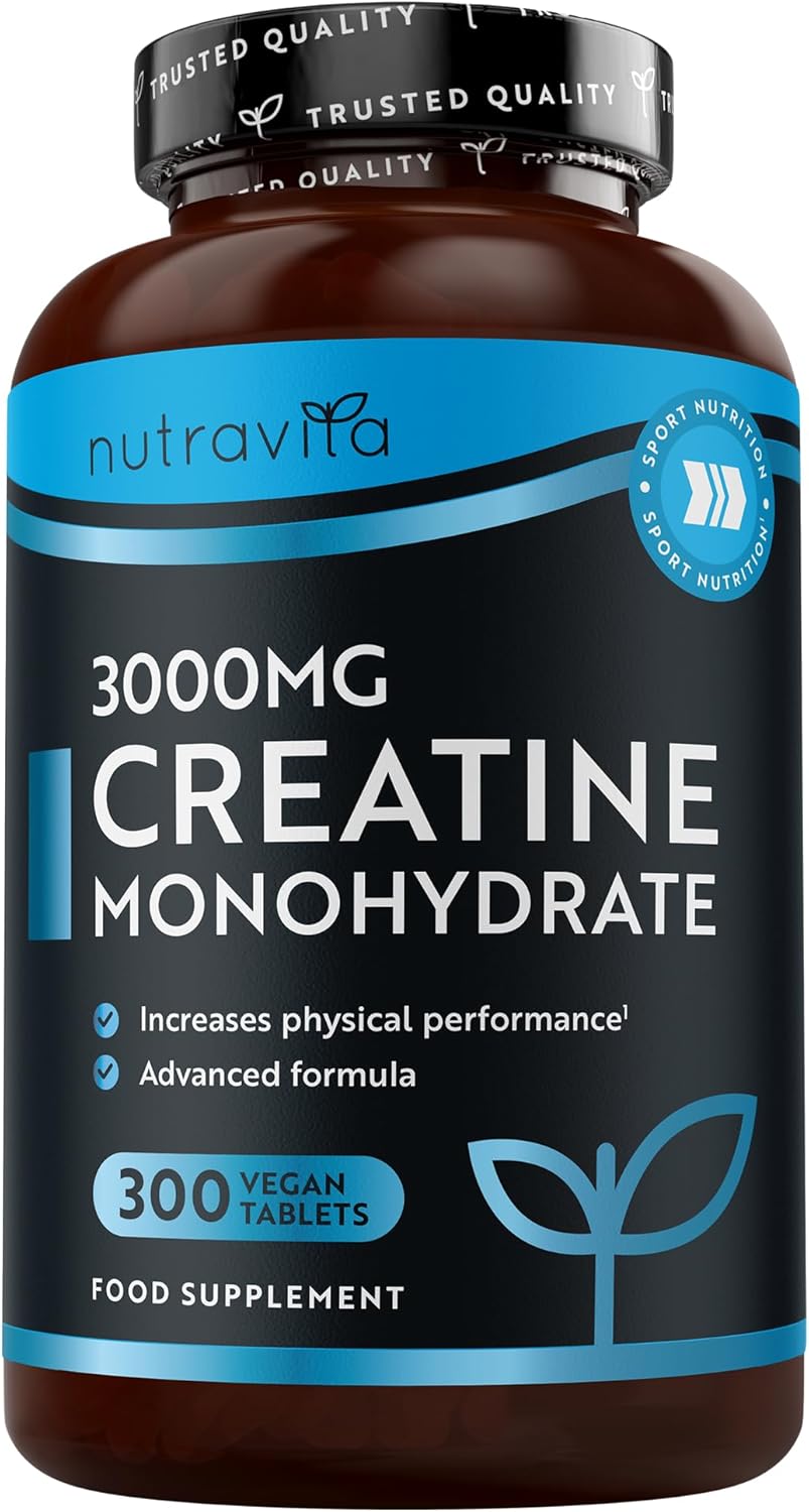 Creatin Monohydrat 3000mg - 300 Kreatin Tabletten