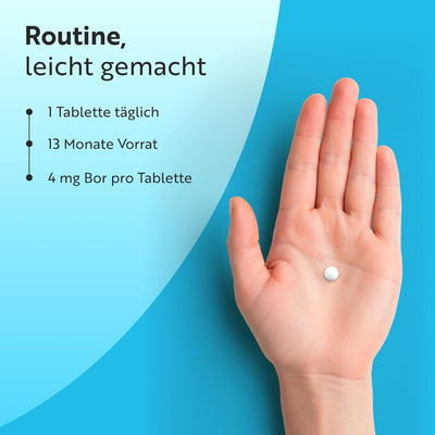 Bor 4mg - 400 Vegane Tabletten