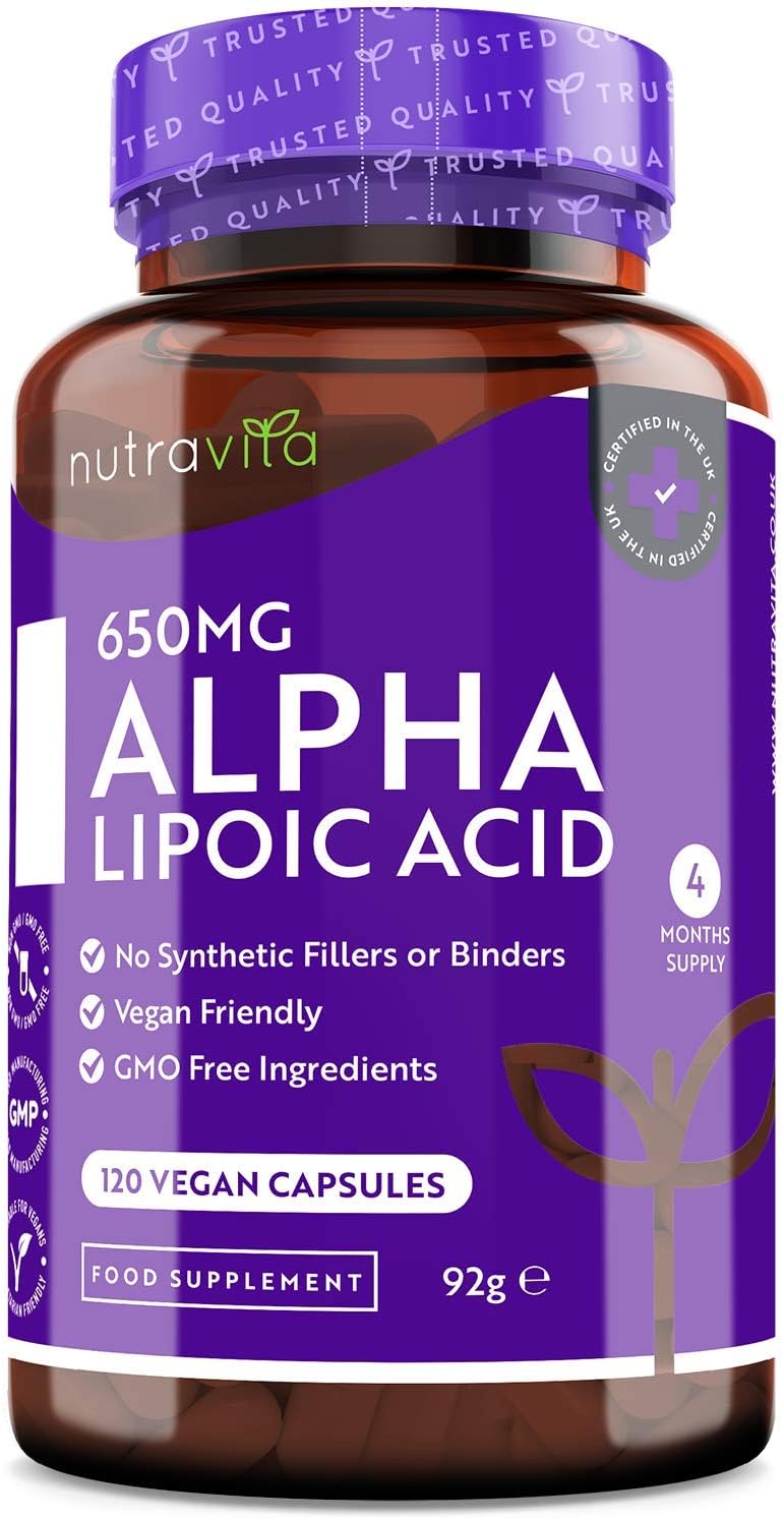 Alpha Liponsäure 650 mg - 120 ALA Kapseln