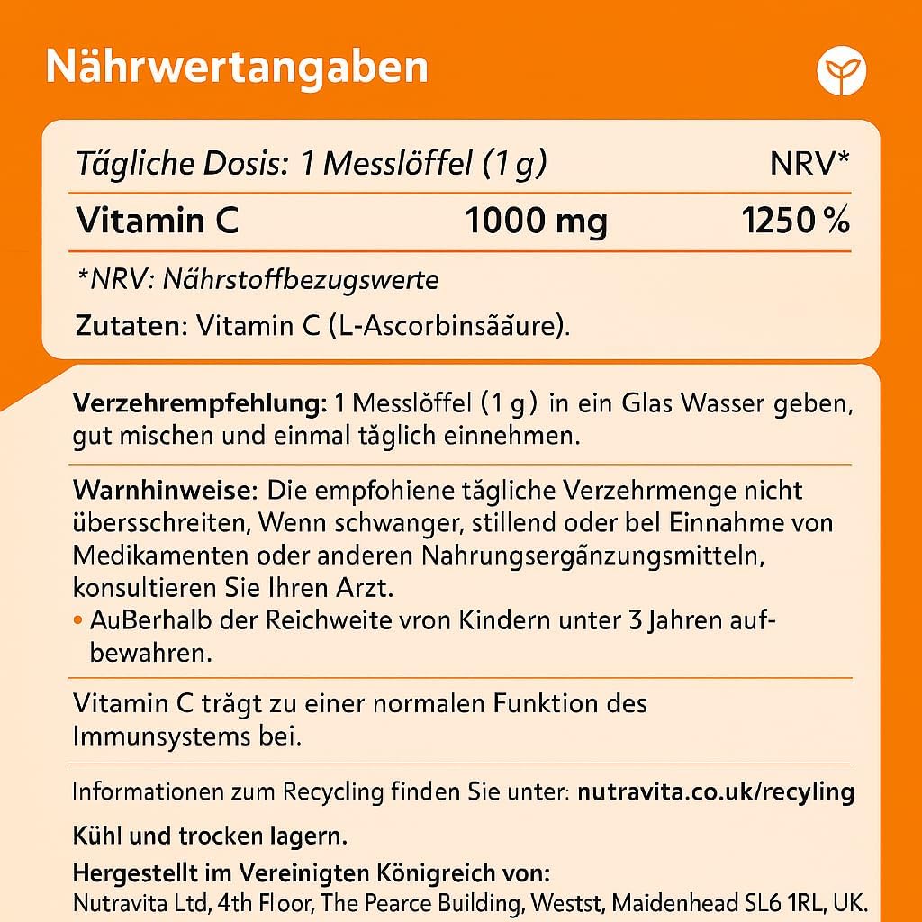 Vitamin C Powder 500G