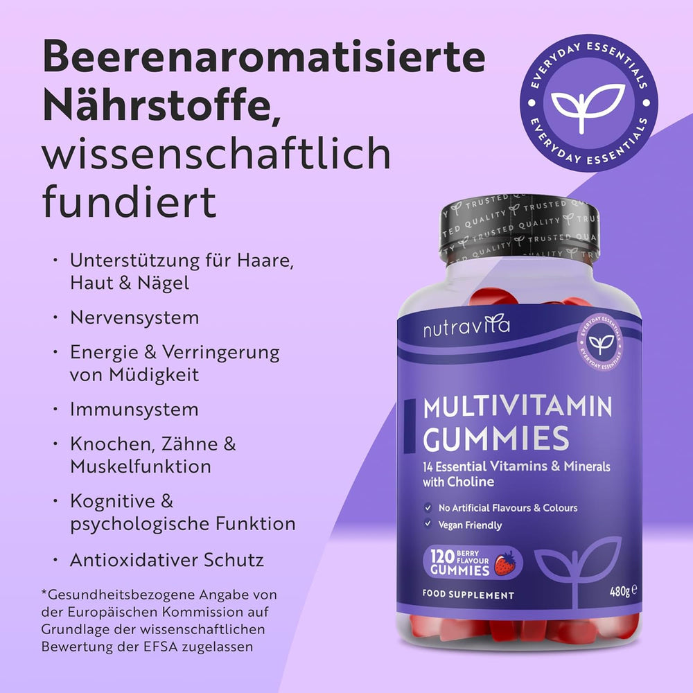 Multivitamin Gummies - 120 Vegan Gummies
