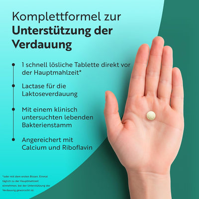 Nahrungsergänzungsmittel mit Enzymkomplex für die Verdauung – 60 vegane Tabletten