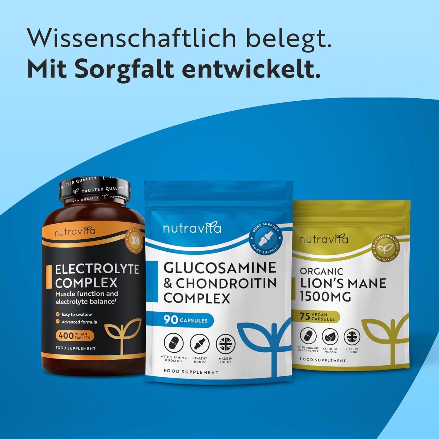 Glucosamin und Chondroitin - 90 Kapseln
