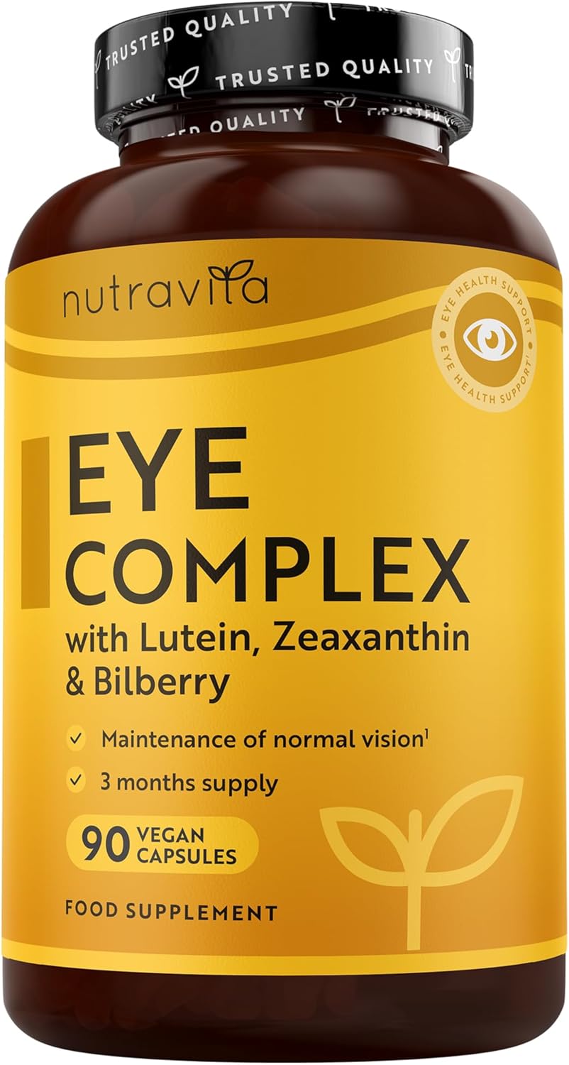 Natürliche Augen Komplex- 90 Vegane Lutein Kapseln