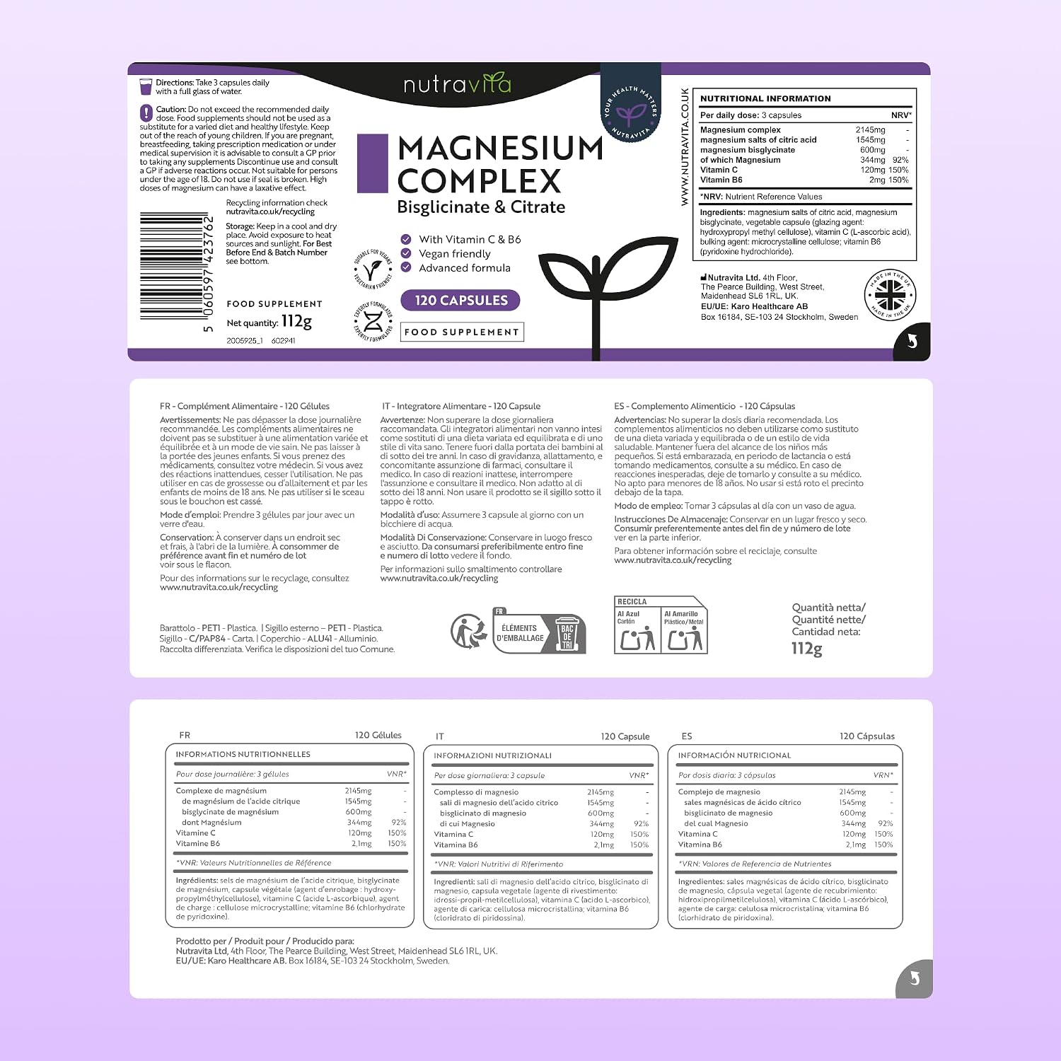 Magnesium Complex 120