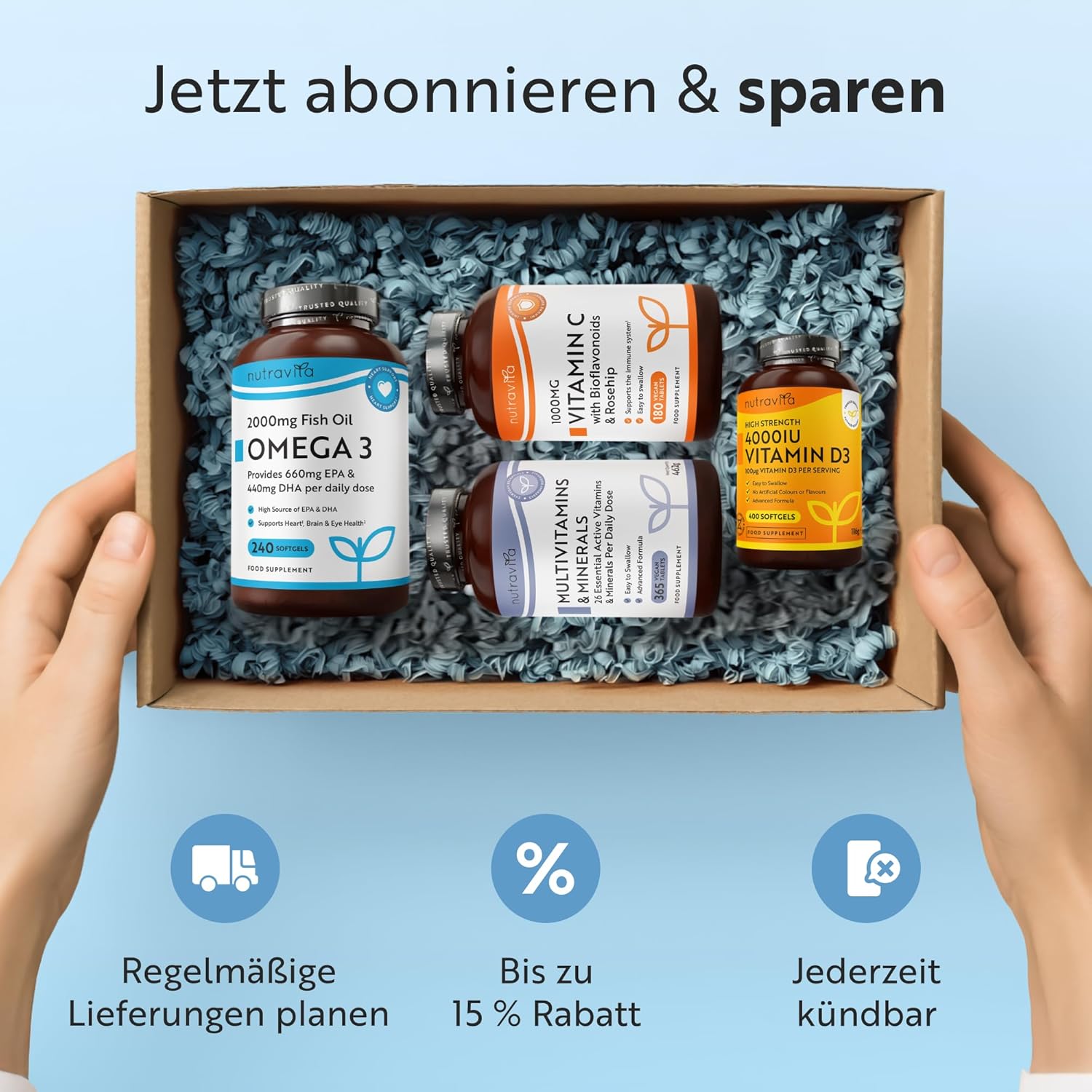 Kalzium Magnesium Zink Kupfer Selen Bor und Vitamin D3 - 180 Tabletten