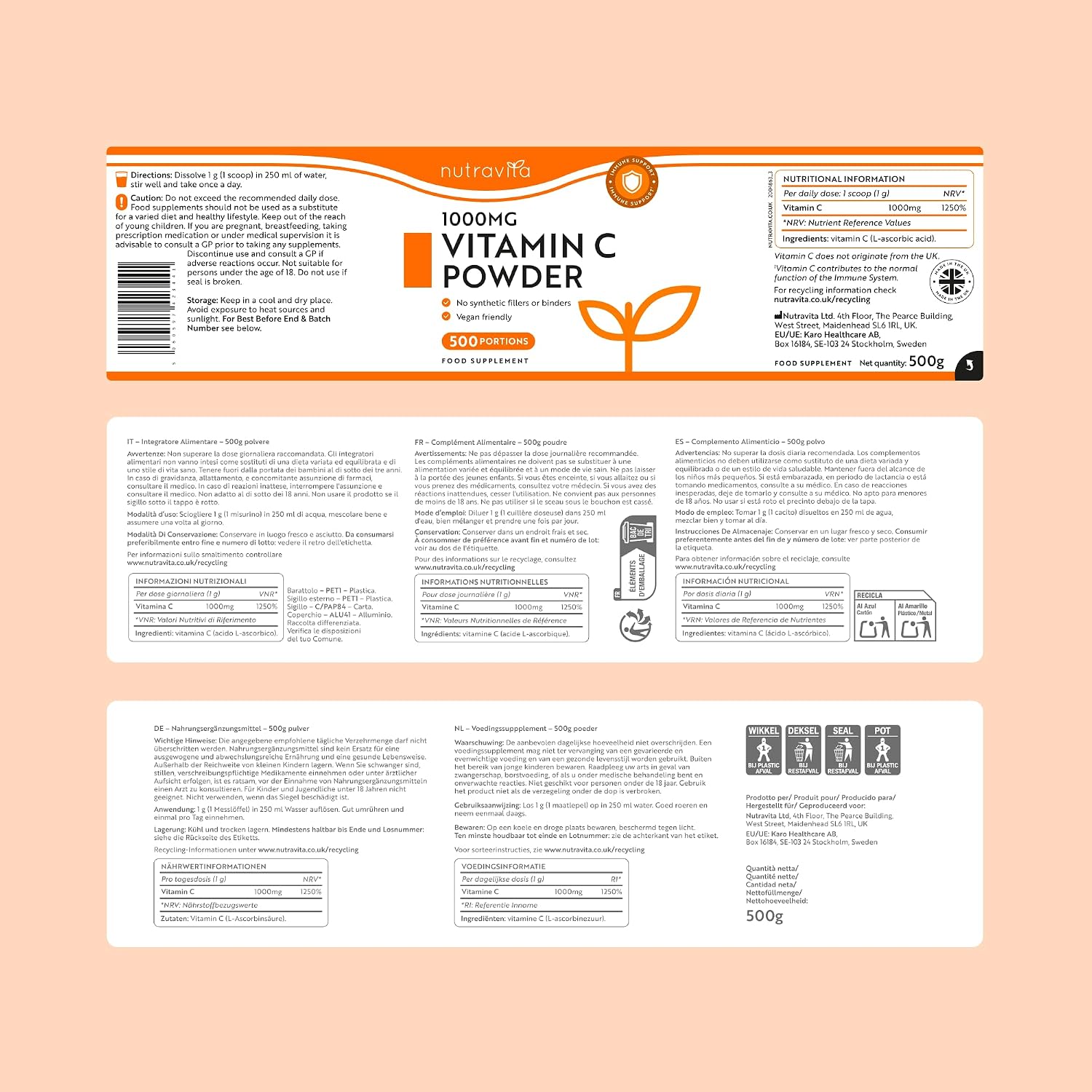 Vitamin C Powder 500G