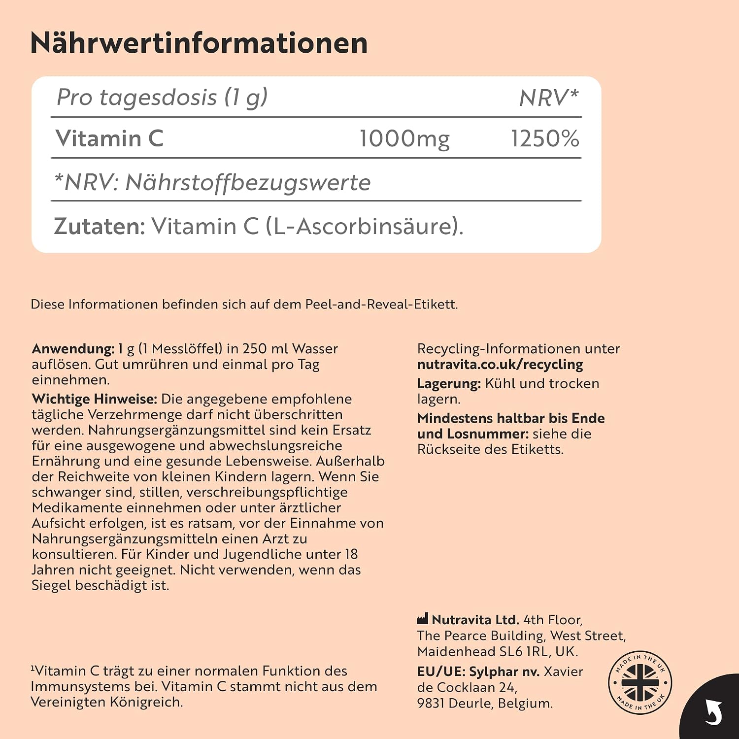 Vitamin C Powder 500G
