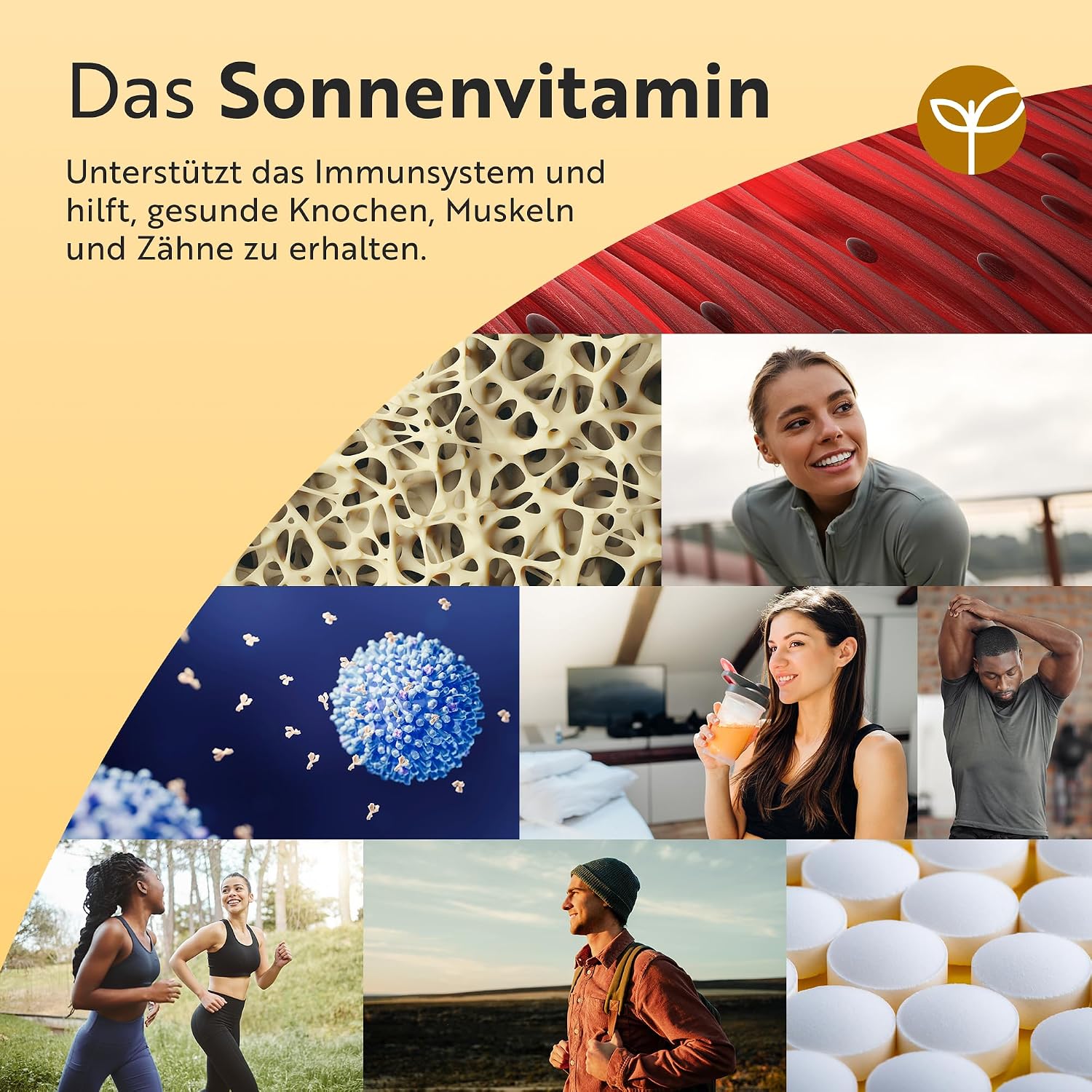 Vitamin D3 2000 I.E - 400 Vit D Tabletten