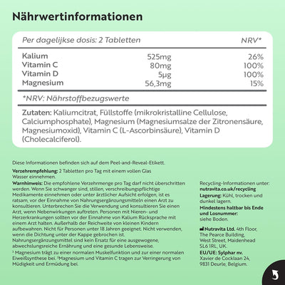 Kaliumcitrat mit Vitamin C