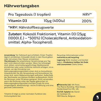 Vitamin D3 *10.000 IE in 10 Tropfen*