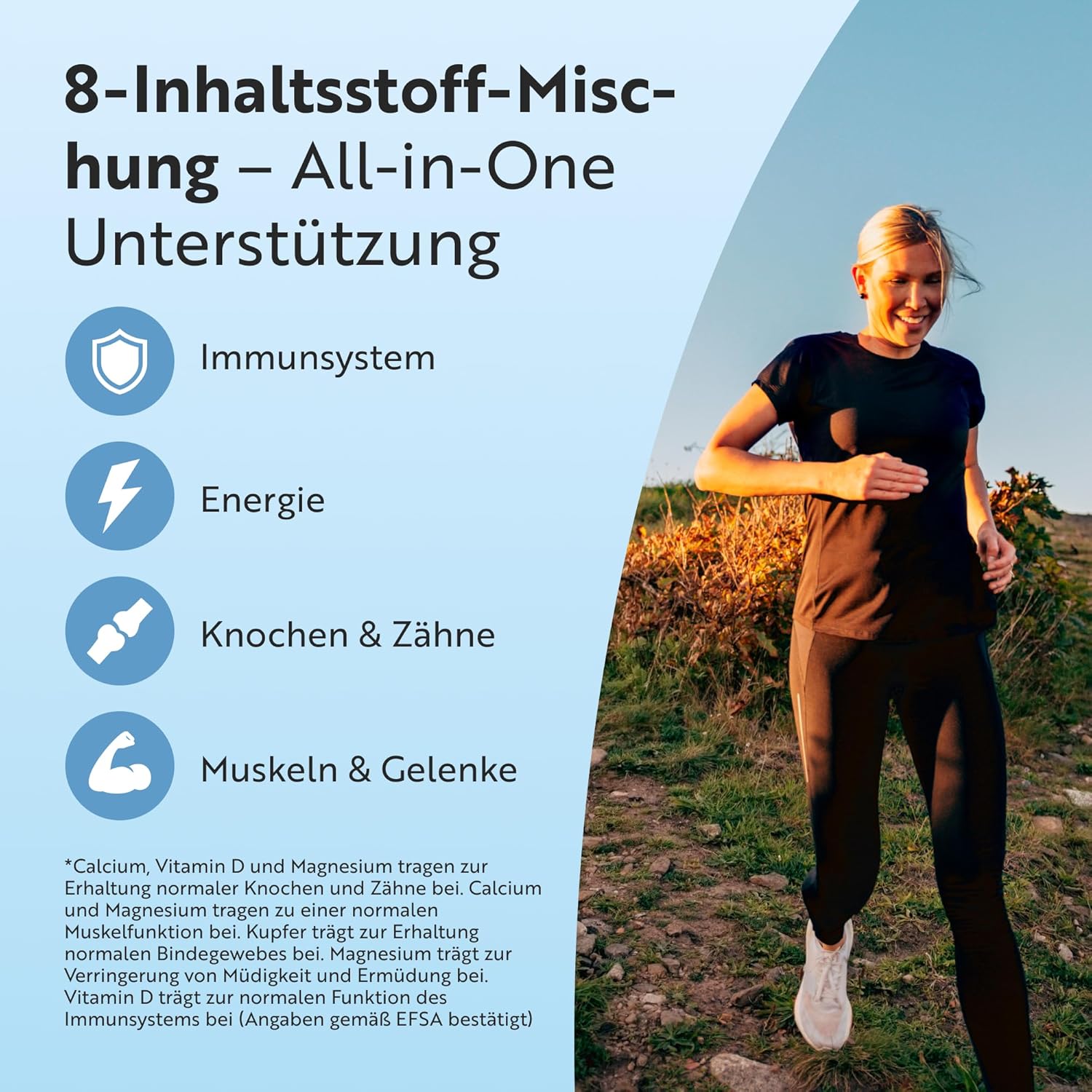 Kalzium Magnesium Zink Kupfer Selen Bor und Vitamin D3 - 180 Tabletten