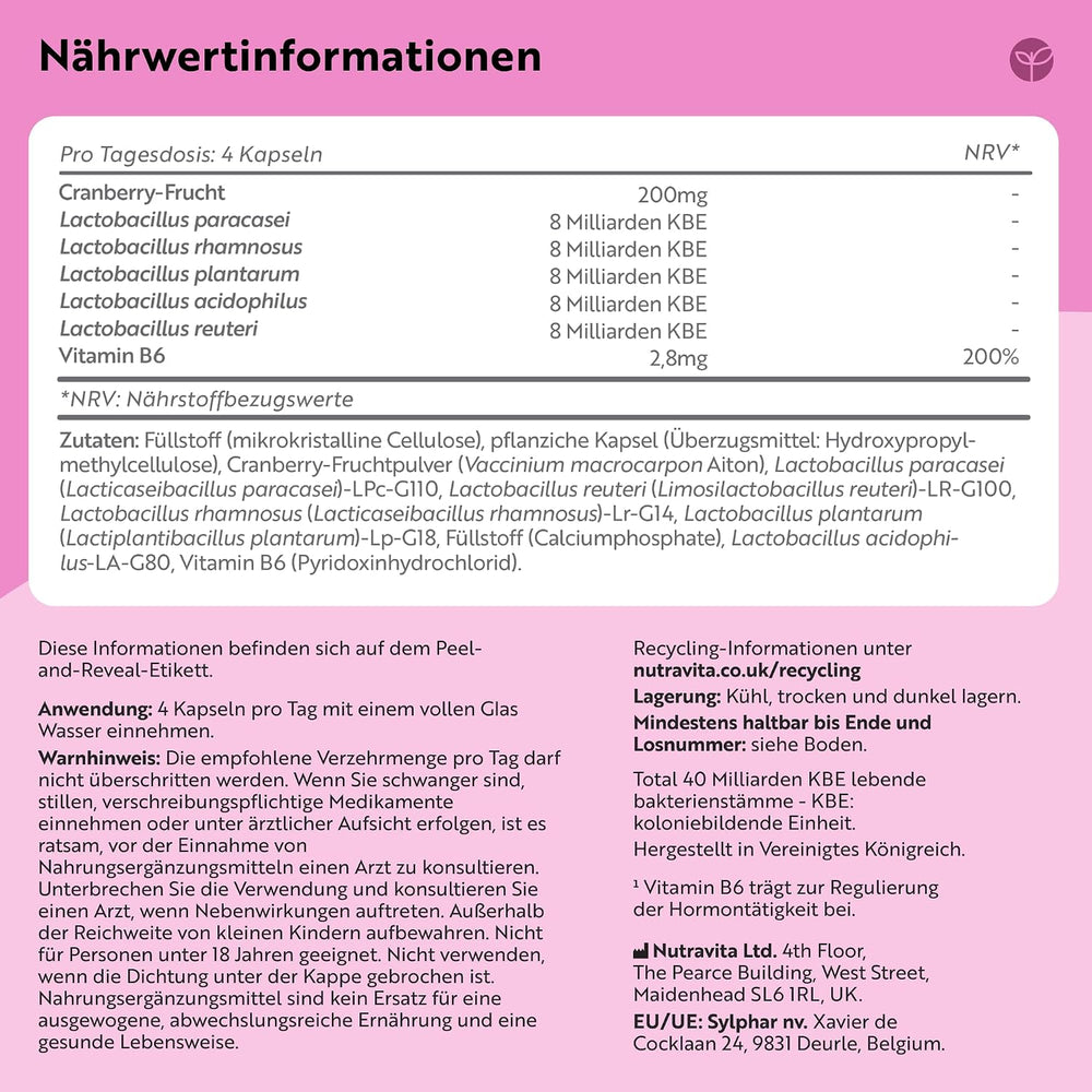 Pro Bio Intima - 60 Kapseln