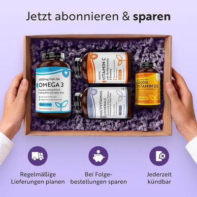 Multivitamine mit verbesserter Aufnahme für Männer und Frauen – 360 vegane Tabletten