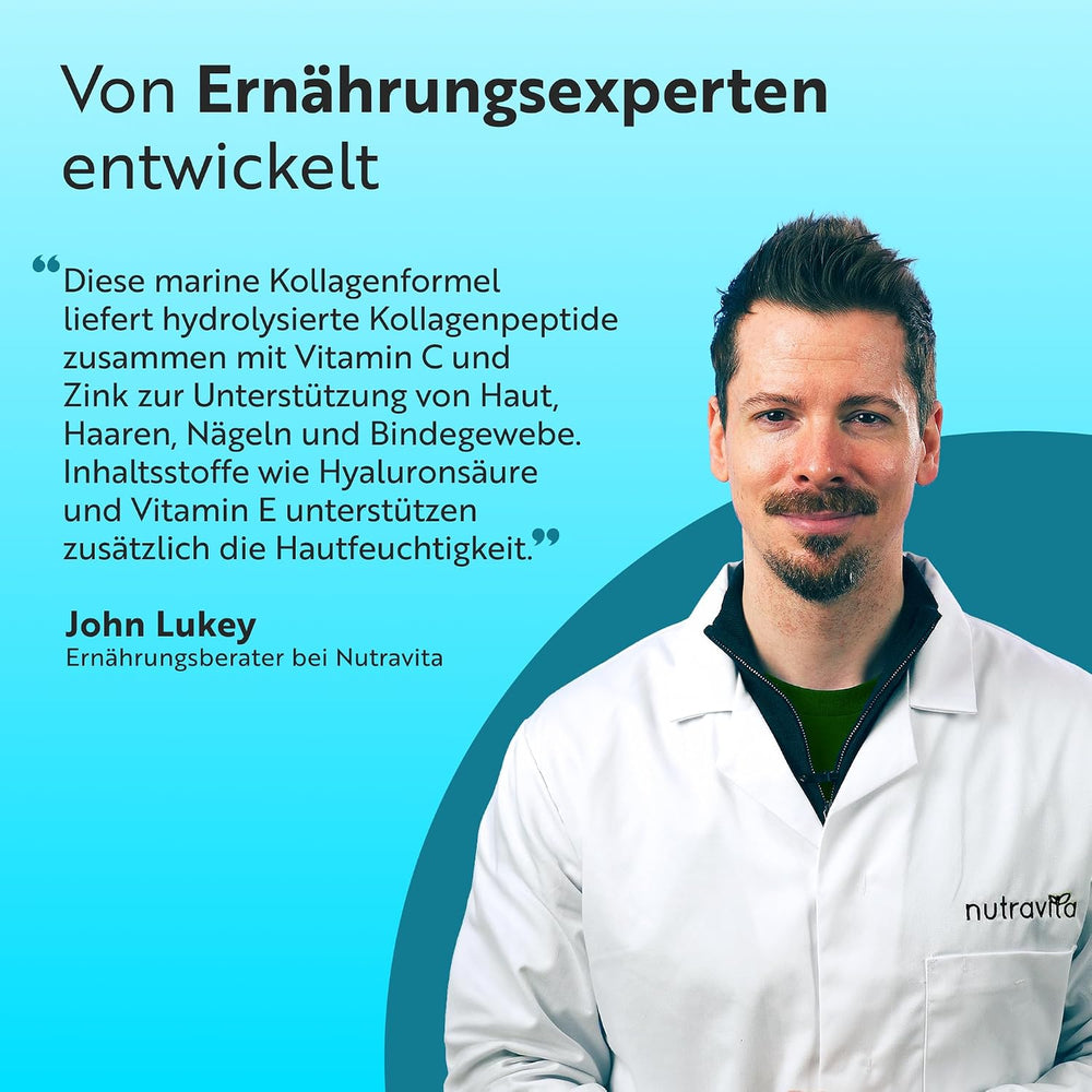 Hydrolysiertes Marines Kollagen 1000mg mit Hyaluronsäure 90 Kapseln