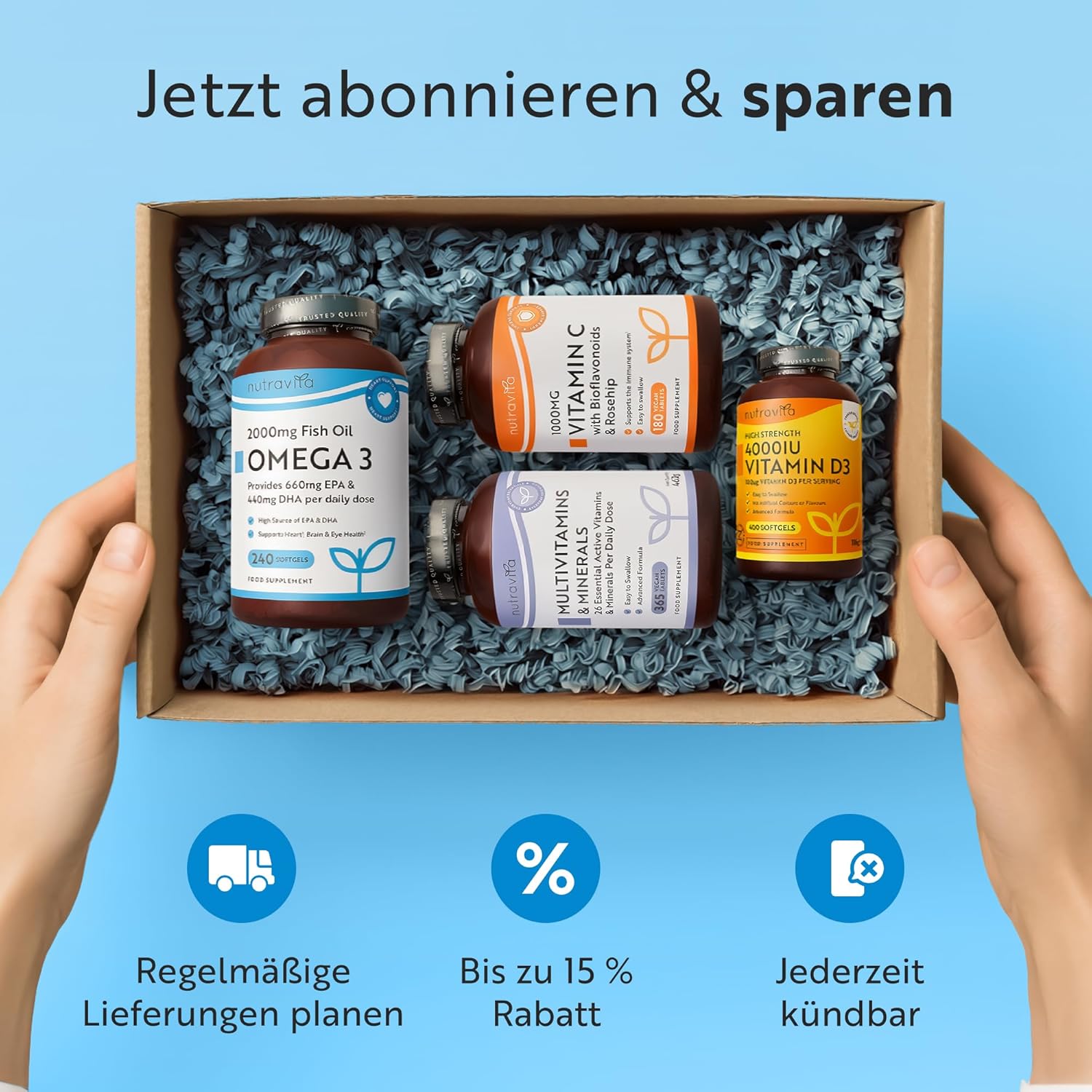 Glucosamin und Chondroitin - 90 Kapseln