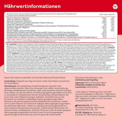 TESTOMAX für Männer - 120 Kapseln