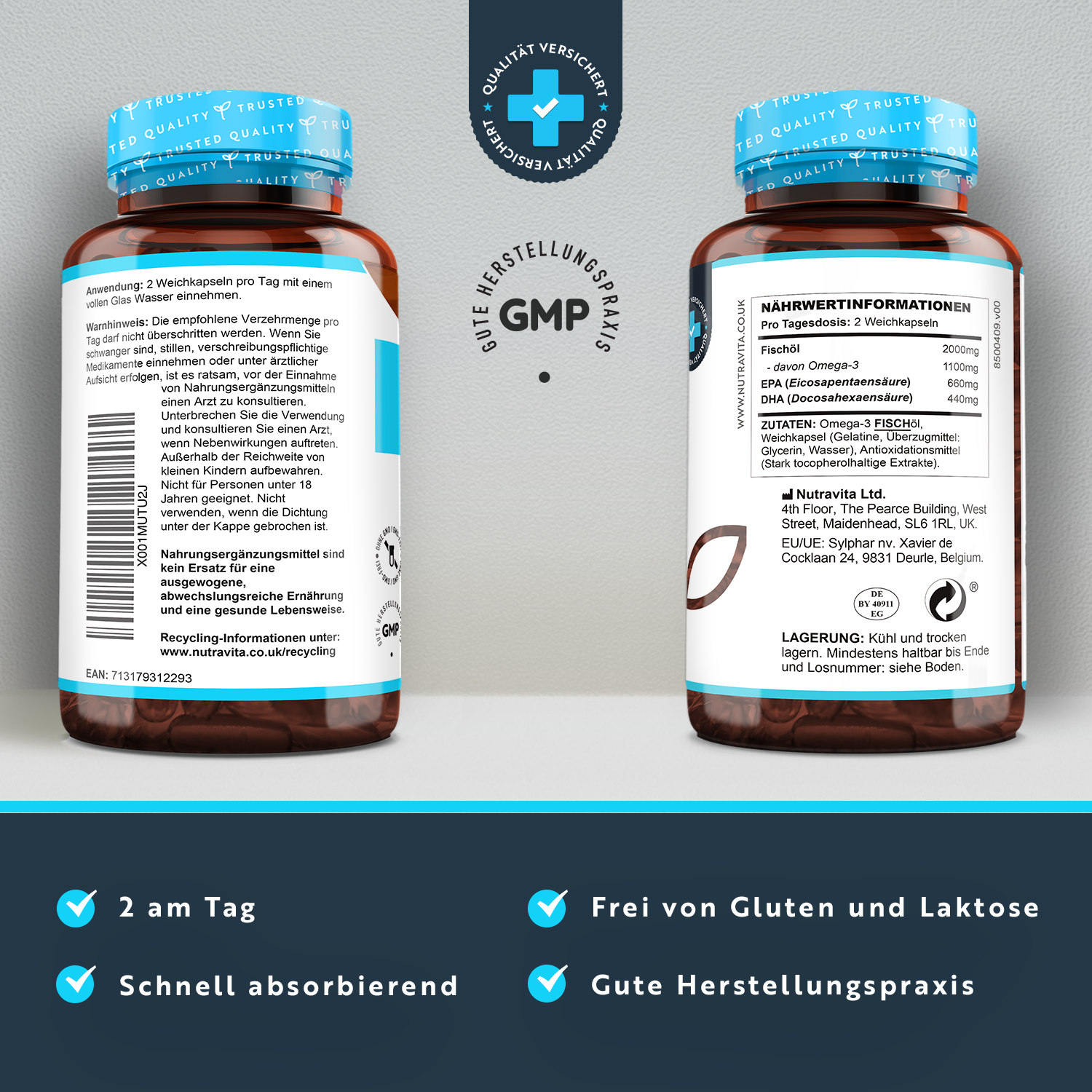 Omega 3 2000mg 240 Weichkapseln