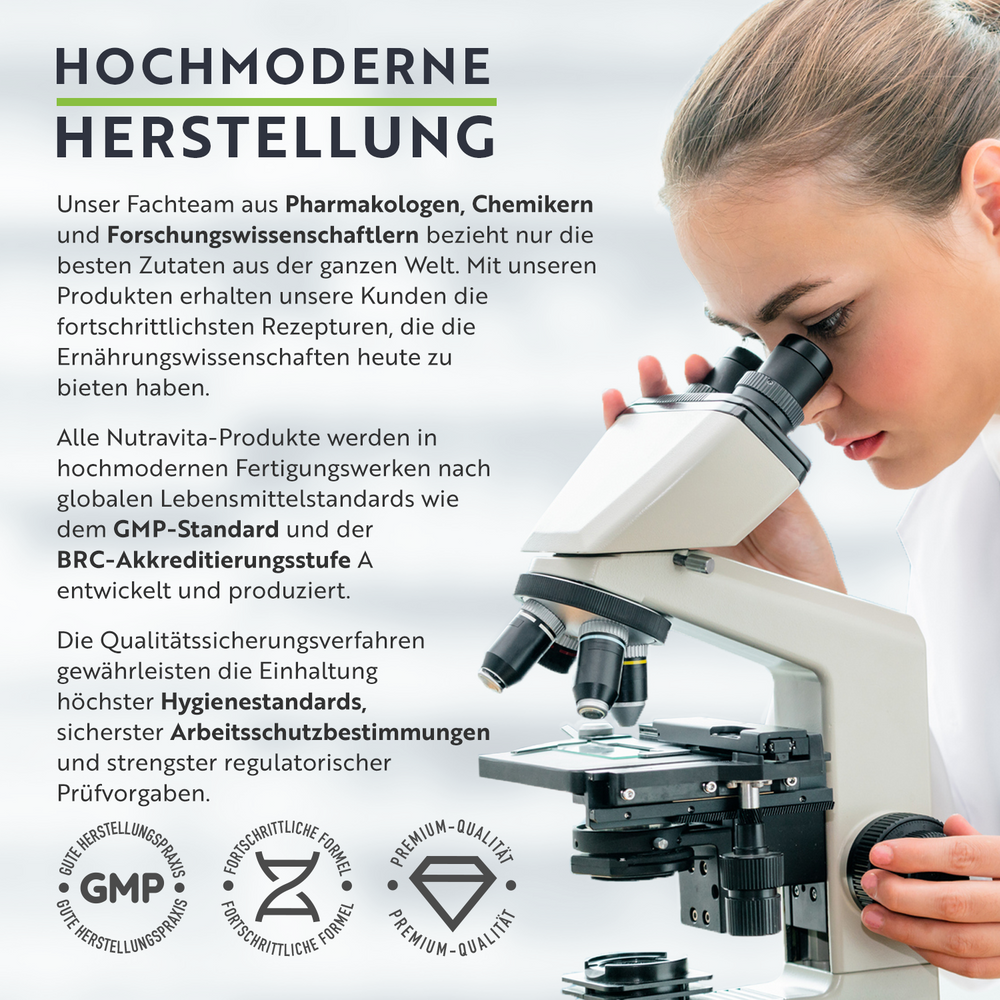 Biotin mit Zink, Selen und Kupfer - 10000mcg Biotin pro Tablette - Premium-Zink von Albion®