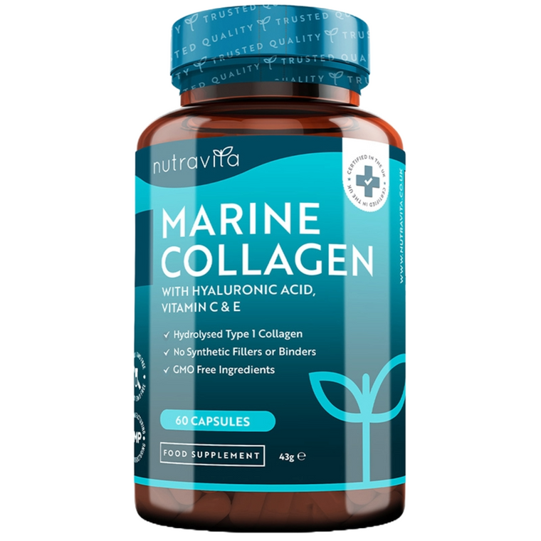Marine Collagen 1000 mg - 60 Kollagen Kapseln