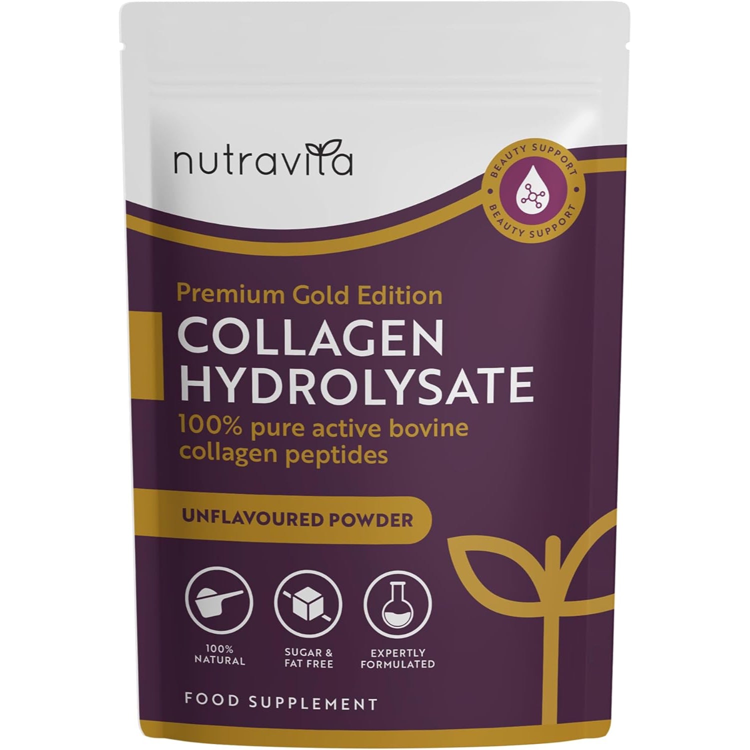 Collagen Pulver 300g - Kollagen Pulver Hochdosiert