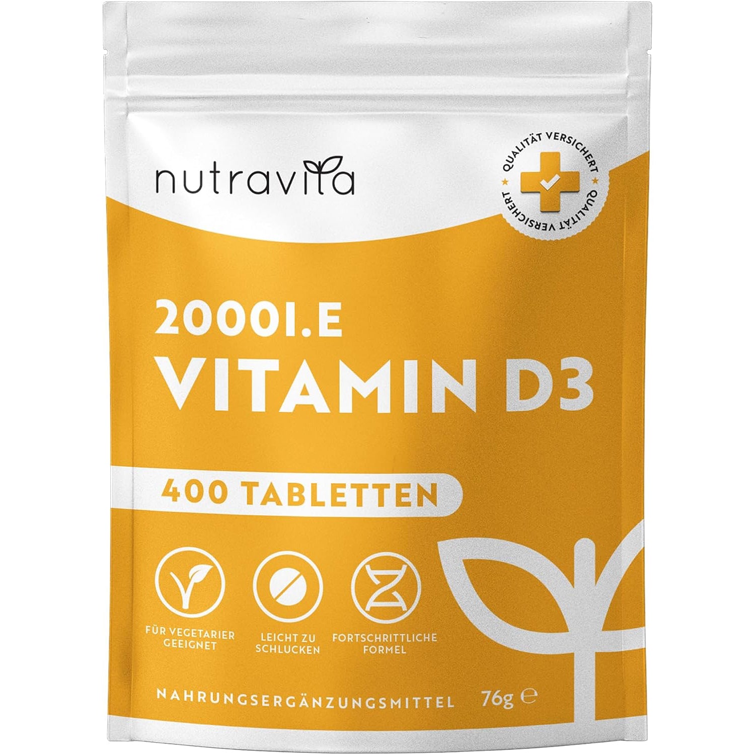 Vitamin D3 2000 I.E - 400 Vit D Tabletten