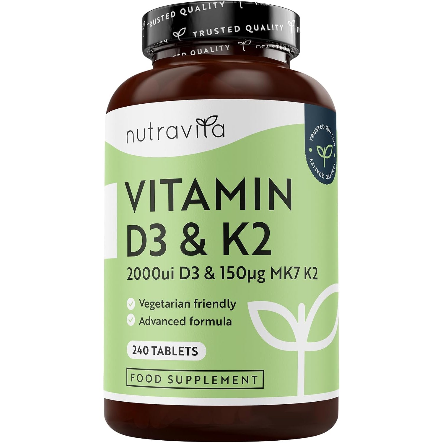 Vitamin D3 2000IU And Vitamin K2 150UG TABS 240