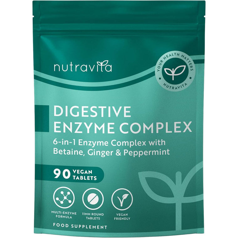 Digestive Enzyme Complex - 90 Vegan Tablets