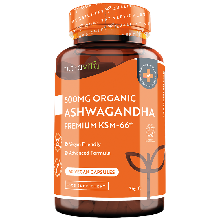Bio-Ashwagandha KSM-66® 500mg Kapseln