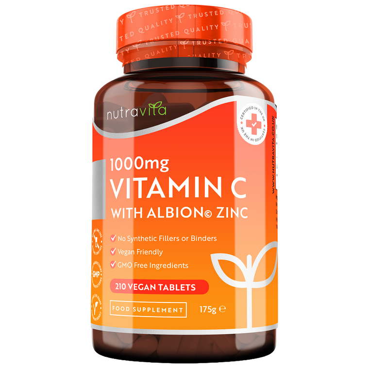 Vitamin C High Dose 1000 mg and Zinc 15 mg