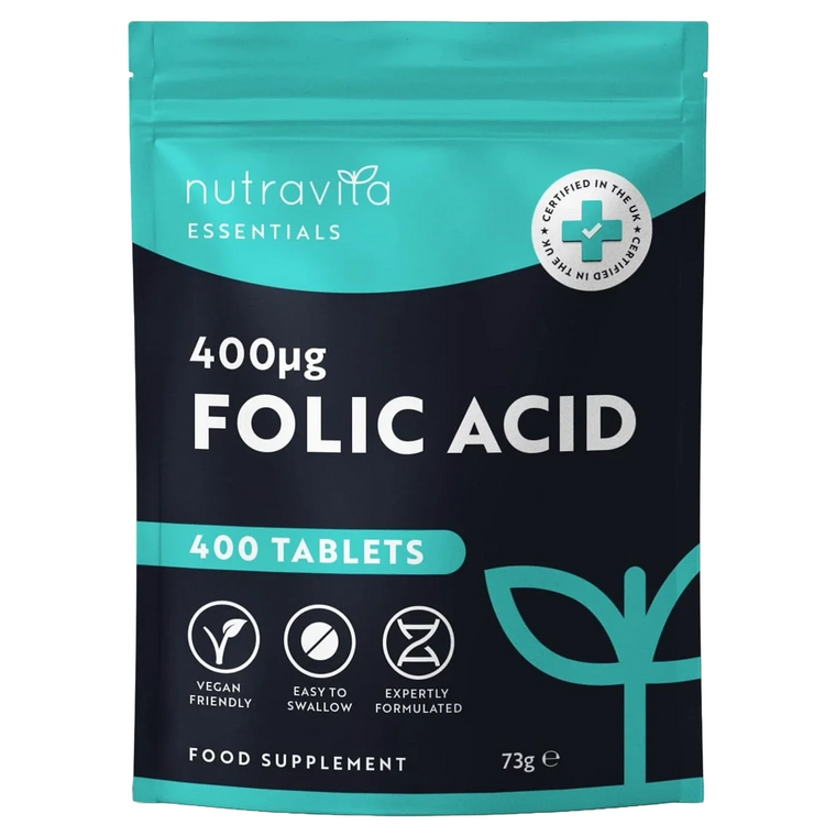 Folsäure-Tabletten - 400 µg pro Tablette - 400 Tabletten