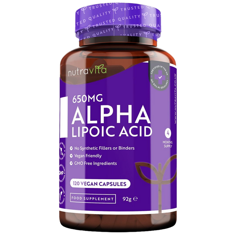 Alpha Liponsäure 650 mg - 120 ALA Kapseln