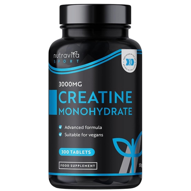 Creatin Monohydrat 3000mg - 300 Kreatin Tabletten