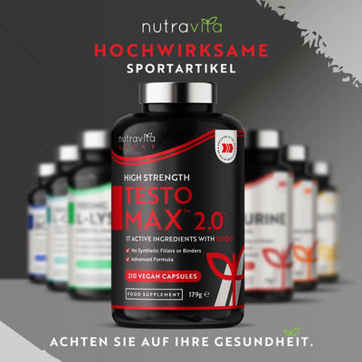 TESTOMAX™ 2.0 Testosterone Booster for Men