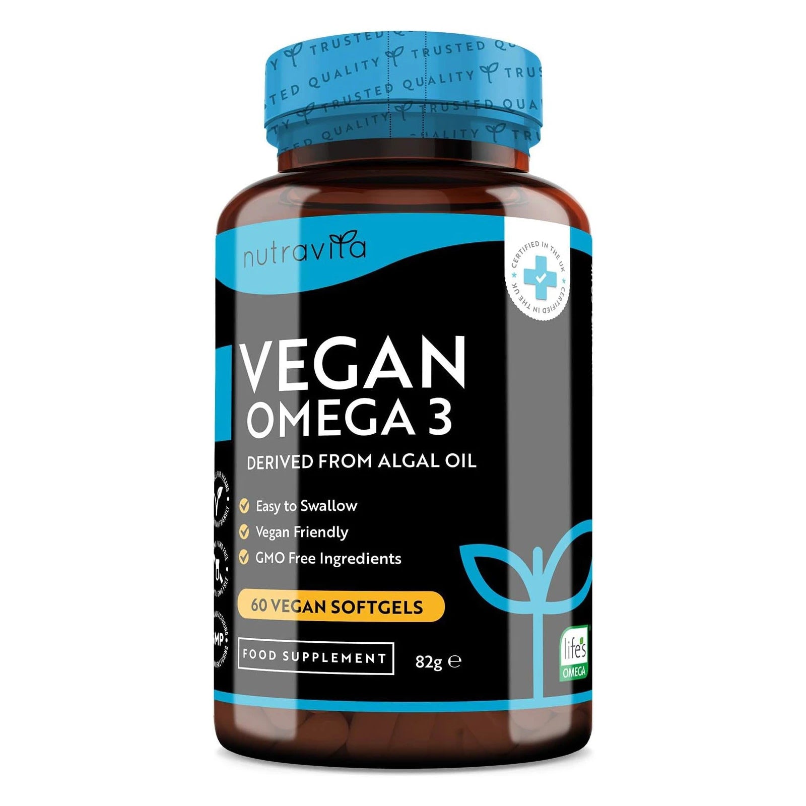 Vegan Omega 3 2000 mg Soft Capsules