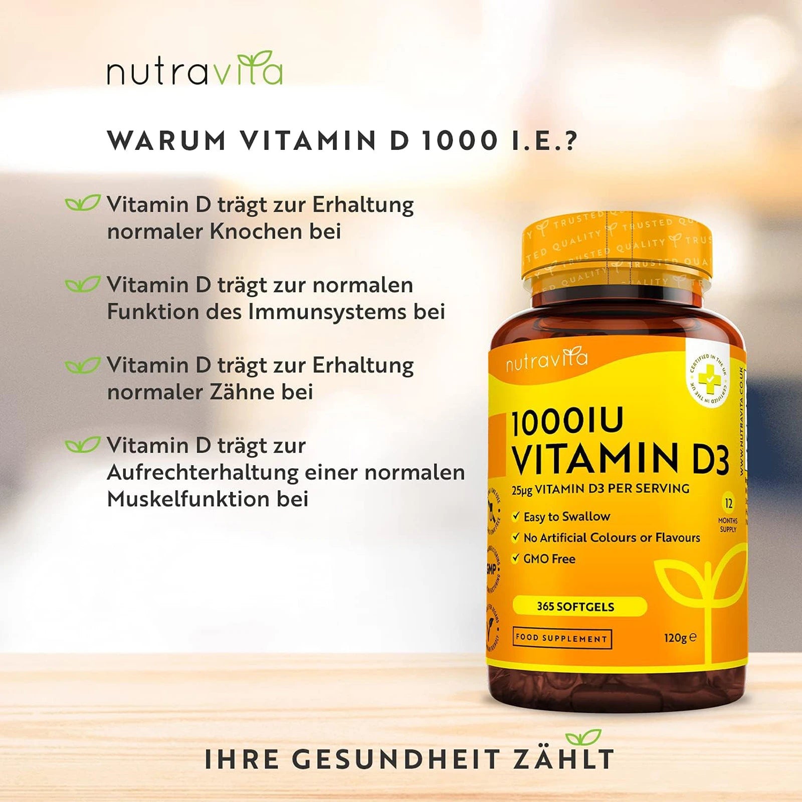 Vitamin D3 1000 IU