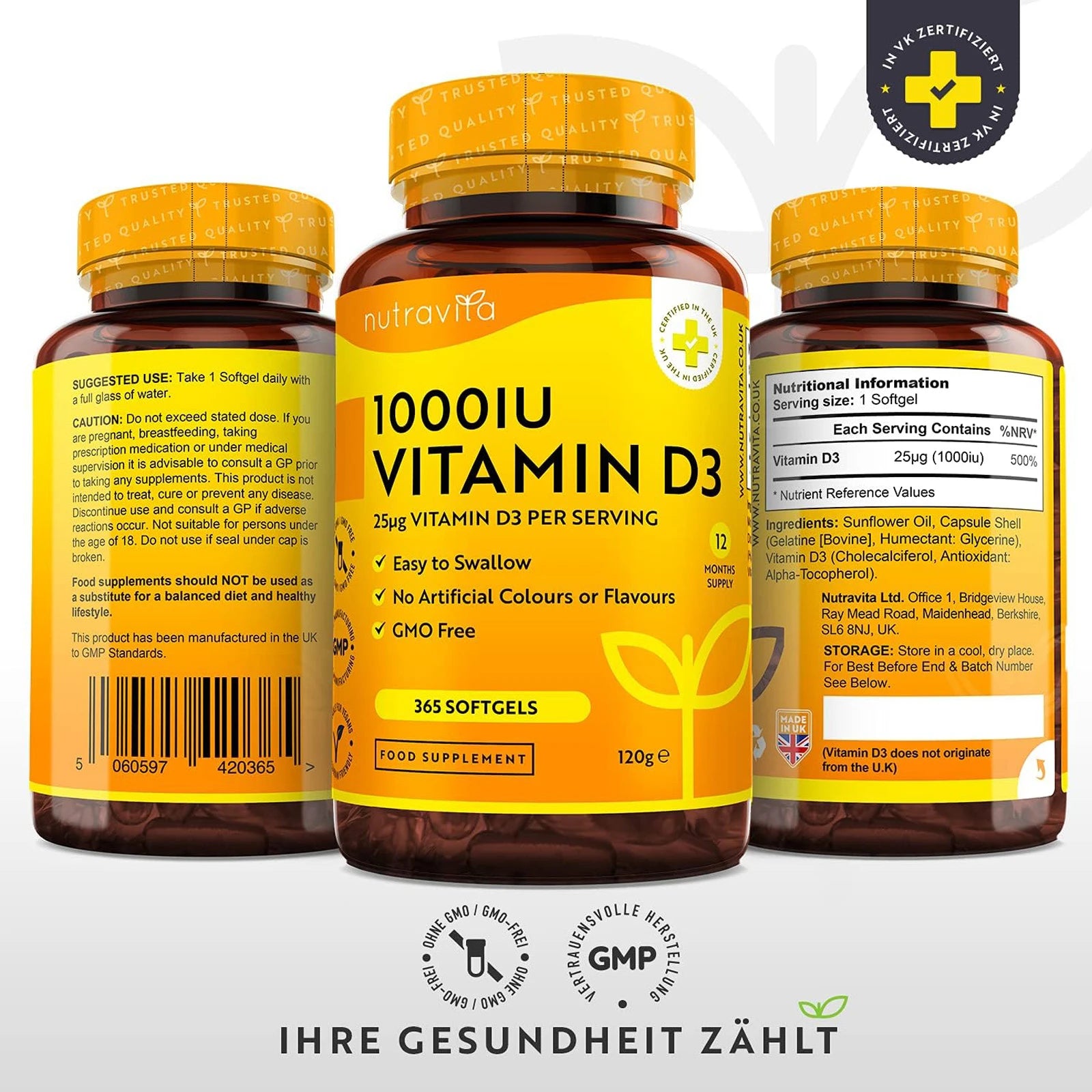 Vitamin D3 1000 IU