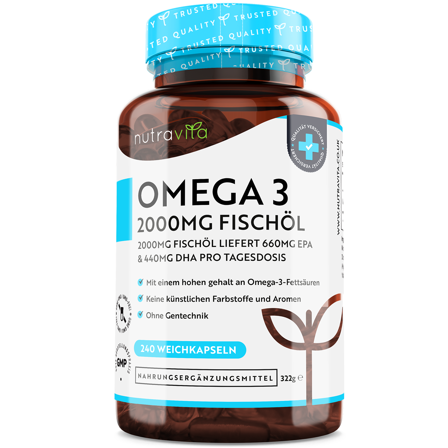 Omega 3 2000mg 240 Weichkapseln